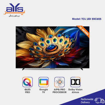 TCL 55 Inch QLED 4K Ultra HD Smart Google LED TV 55C655 Android Dolby Vison